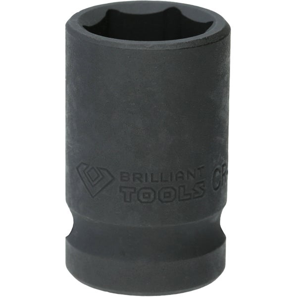 BRILLIANT TOOLS 1/2 Kraft-Stecknuss Sechskant 16 mm kurz - BT022638
