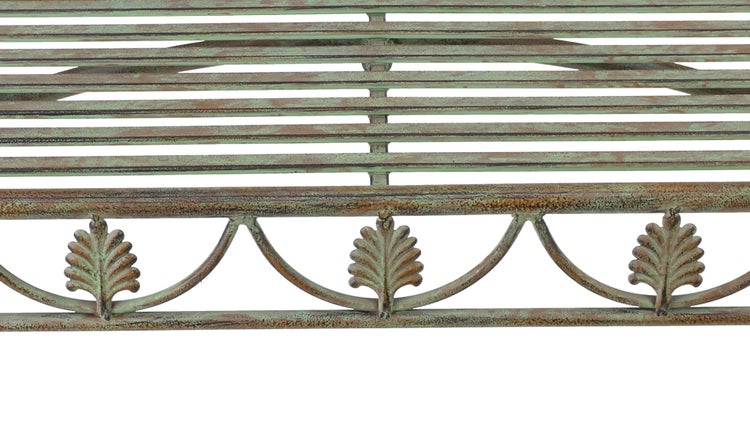 FRANK FLECHTWAREN | Bank Pfauenauge, METALL, 142 x 41 x 66 cm