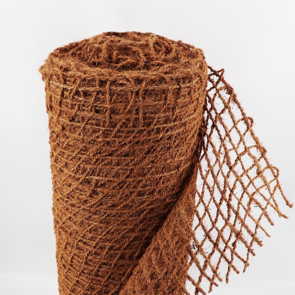 25m Böschungsmatte Ufermatte Kokos 1m breit Teichfolie Kokosmatte 450g
