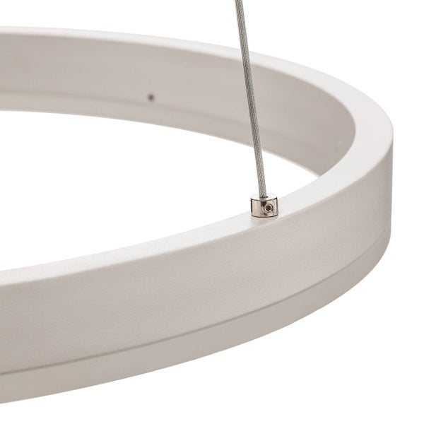 Arcchio LED Albiona (Modern) in Weiß aus Metall (1 flammig, ) Küchenleuchte