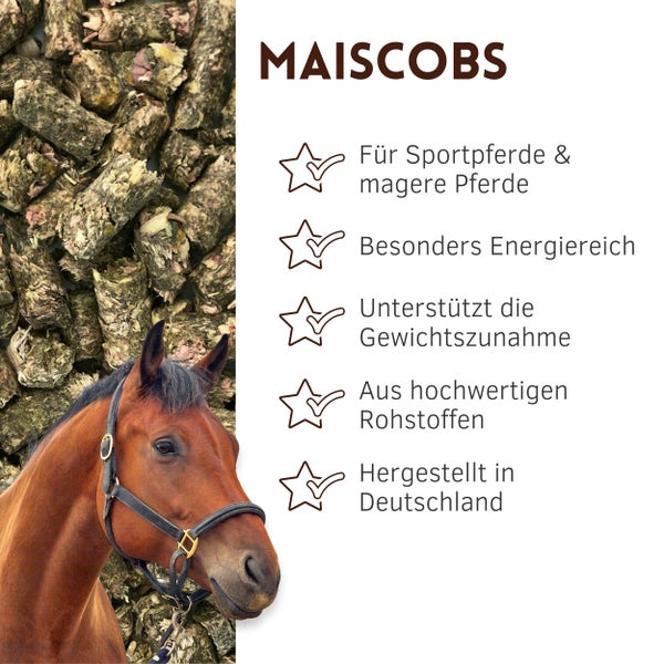 Maiscobs Pferdefutter für Sportpferde und magere Pferde