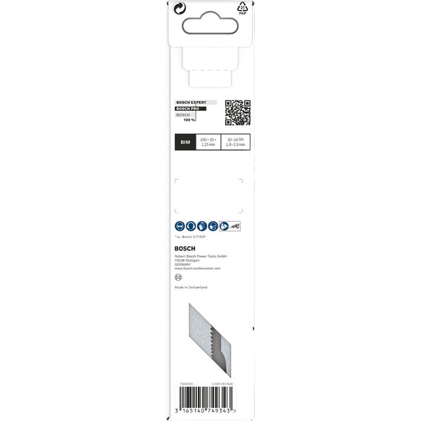 Bosch PRO Pallet Repair S725VFR Blatt 1,25 x 19 x 190 mm 5-tlg. - 2608658033