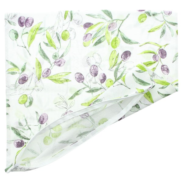 FRANK FLECHTWAREN | Kissenhülle Olive Garden, BAUMWOLLE, POLYESTER, 45 x 45 cm