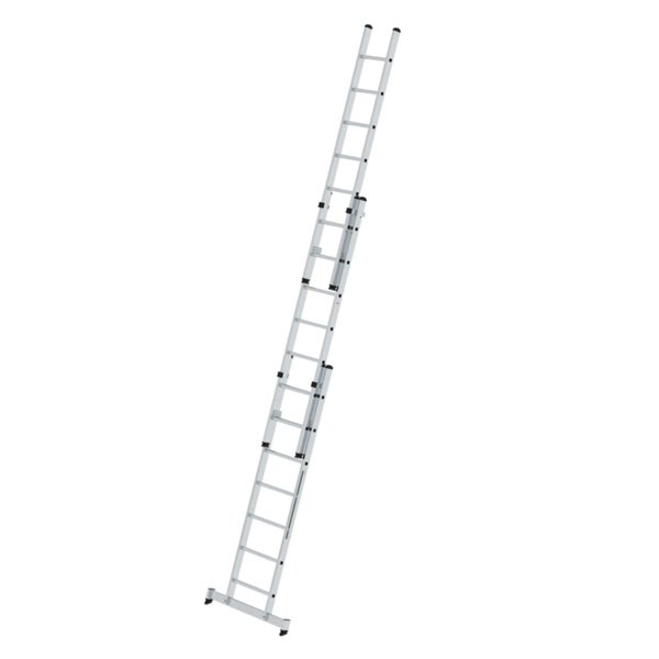 PROREGAL Mehrzweckleiter 3-Teilig mit Traverse 3 x 7 Sprossen