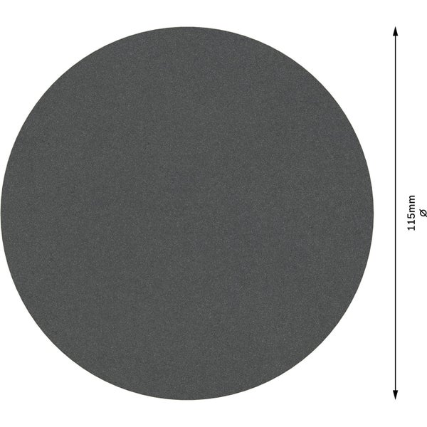 Schleifscheibe mit einem Durchmesser von 115 mm