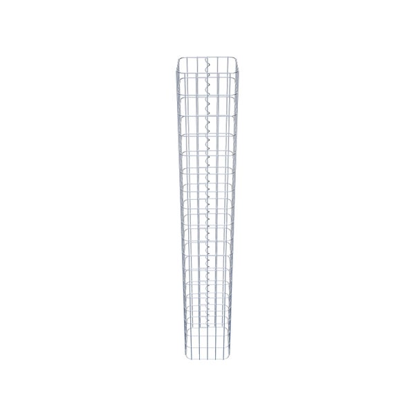 Gabionensäule 27 x 27 cm, MW 5 x 10 cm eckig - Höhe: 1,80 m