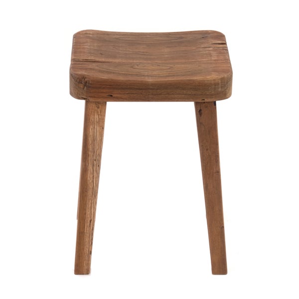 Hocker Lupo Massivholz naturfarben