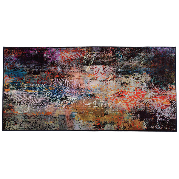 Teppich bunt 80 x 150 cm Kurzflor MARDIN