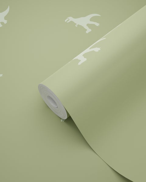 Tapetenrolle mit Dinosaurier Muster