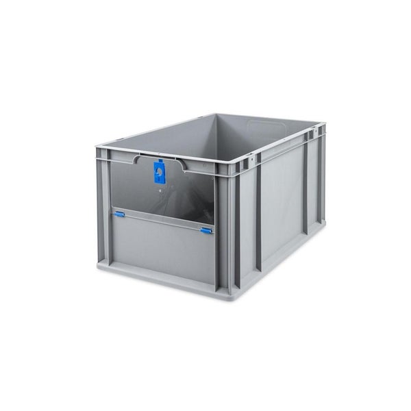 PROREGAL SparSet 5x Eurobox NextGen Insight Cover HxBxT 32 x 40 x 60 65 Liter Hoch/Blau Eurobehälter Transportbox