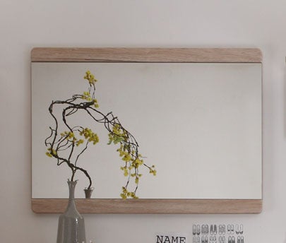Margit Spiegel für Wandmontage, Eiche hell Dekor. 90 X 4 X 64 cm