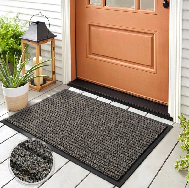 FLOORDIREKT Schmutzfangmatte Dura - Türmatte Für Innen & Außen - Beige - 66 x 120 cm