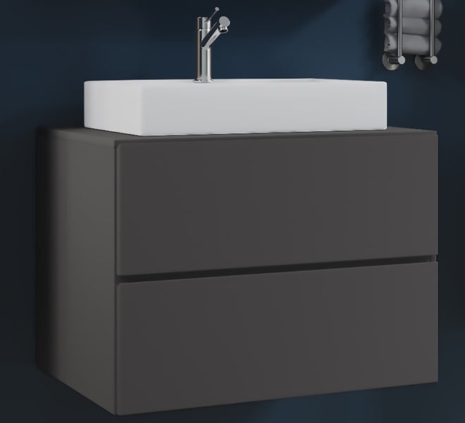 2-tlg. Waschplatz Waschtisch Lendas S Schublade