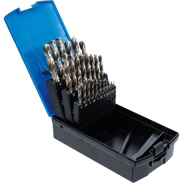 BGS HSS-Spiralbohrer-Satz Ø 1 - 13 mm 25tlg. - 110