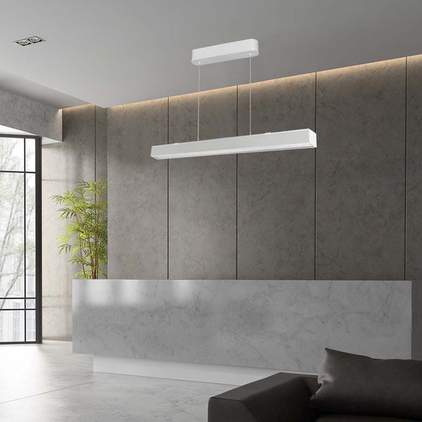 V-TAC VT-7-44-W - Lineares Licht - Samsung - IP20 - Weißes Gehäuse - 40 Watt - 3400 Lumen - 3IN1 -