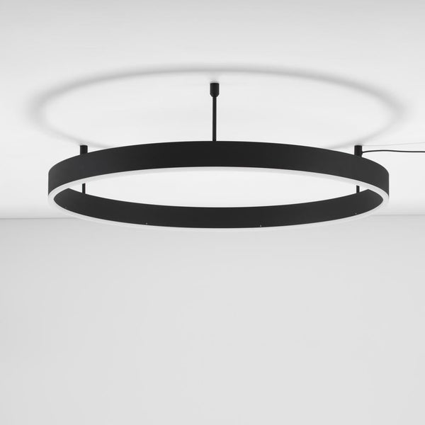 LED Deckenleuchte Motif in Schwarz 50W 4166lm