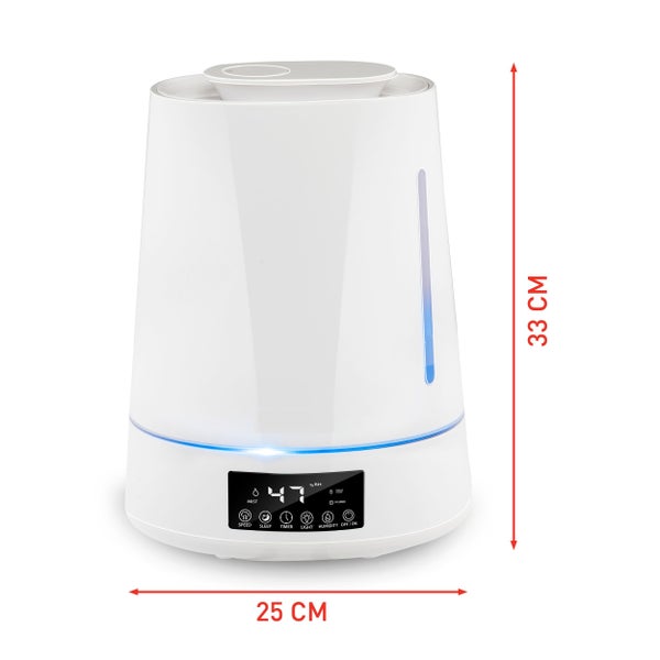 Grundig Luftbefeuchter 4,3L weiß, Fernbedienung Aroma Diffuser Raumbefeuchter