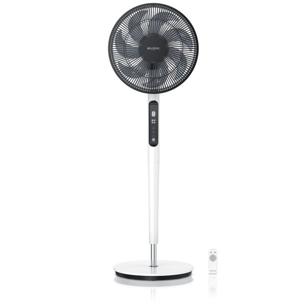 Brandson - DC Standventilator energiesparend ECO - Fernbedieung - Brushless Silent Motor -sehr leise - Oszilation 60° 90° 120° - Ventilator Timer