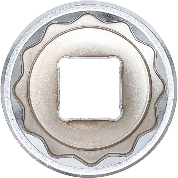 BGS Steckschlüssel-Einsatz Zwölfkant Antrieb Innenvierkant 12,5 mm (1/2) SW 28 mm - 10625