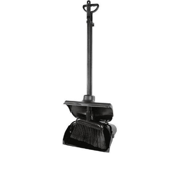 Kehrgarnitur mit Stiel für die Reinigung