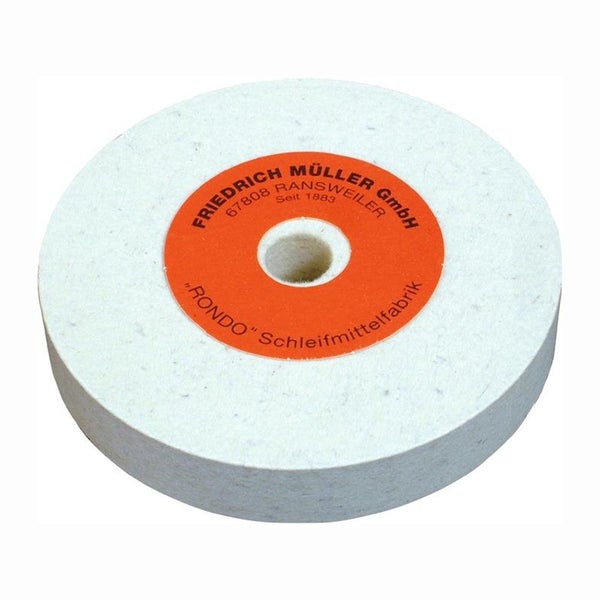 Friedrich Müller Filzpolierscheibe Wollfilz Ø 150 x B 20 x 20 mm - 843475