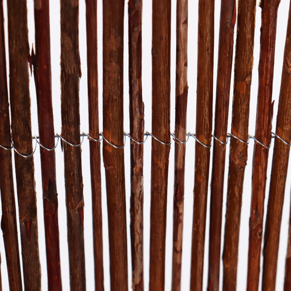 Aquagart Weidenmatte 35m x 150 cm I Sichtschutzmatte aus Weiden Natürlicher Sichtschutz für Garten