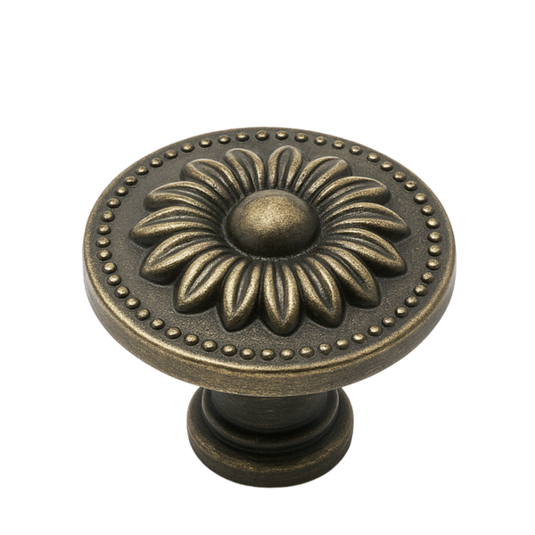 Möbelknopf mit Blumendesign