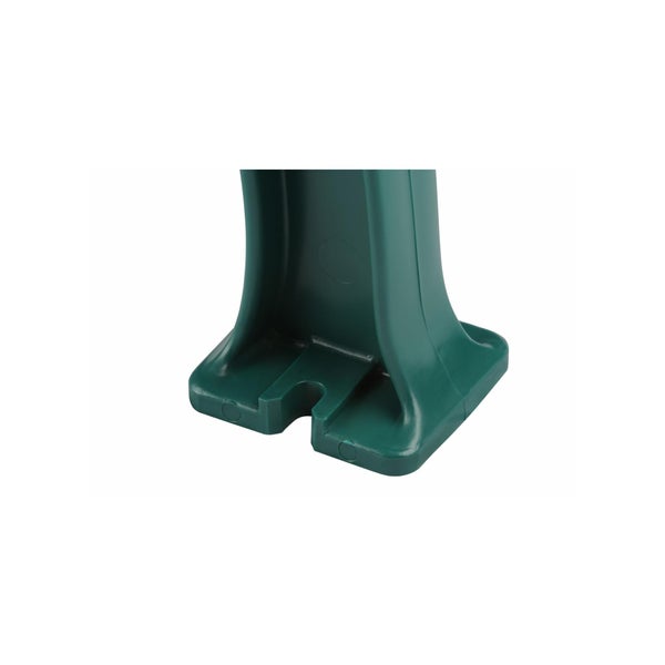 PROREGAL Gartenbank Antigua 4 Sitzer Grün HxBxT 74 x 200 x 54 cm Witterungskunststoff & UV Beständiger Kunststoff Parkbank Sitzbank