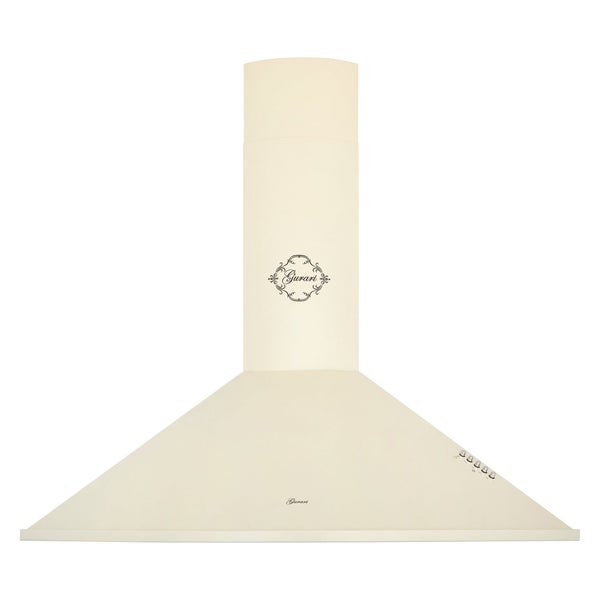 Wandhaube Gurari im Landhausstil mit Kamin und Tastensteuerung