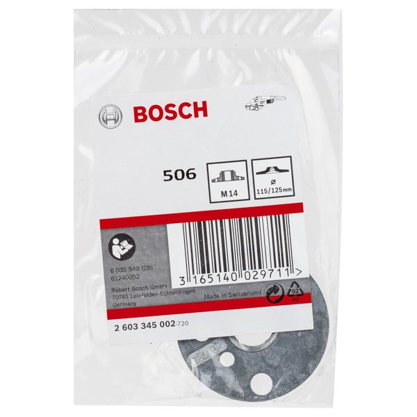 Bosch Rundmutter mit Flanschgewinde M 14 für Faserscheiben 115/125mm - 2603345002