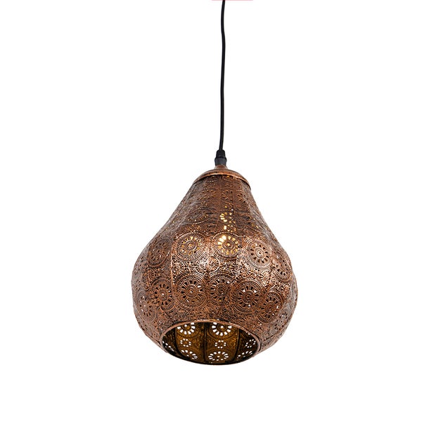 Hängelampe mit durchbrochenem Muster