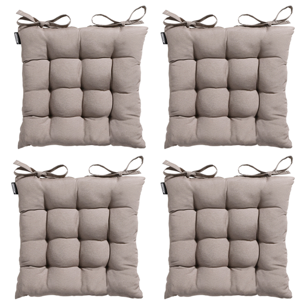 Sitzkissen Panamajute - Ca. 46x46 cm - 4er-Set