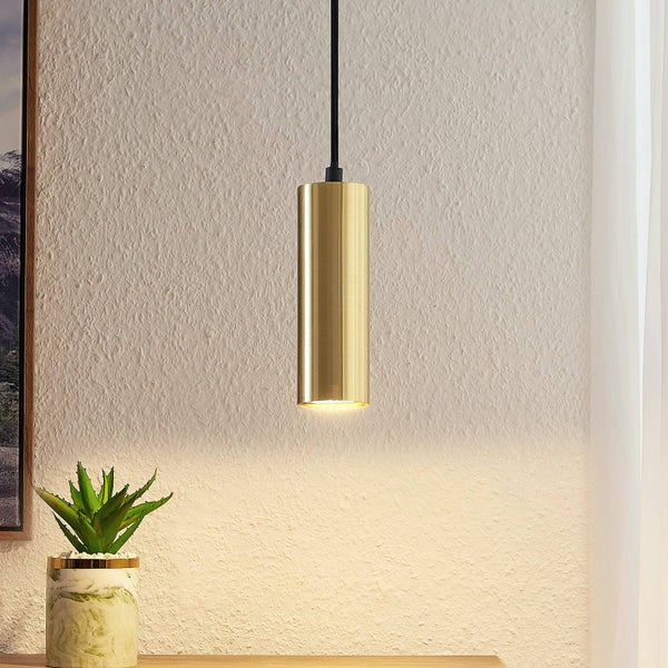 Lindby Pendelleuchte Raisan (Modern) in Schwarz aus Metall (1 flammig, GU10) - Deckenlampe Esstischlampe Hängelampe Hängeleuchte Wohnzimmerleuchte