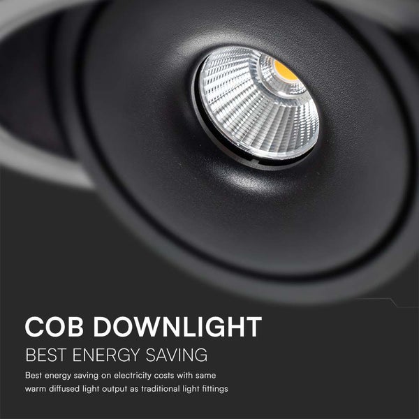 V-TAC VT-2532-B - LED-Downlights - Einstellbares Downlight - IP20 - 28 Watt - 2500 Lumen - 3IN1