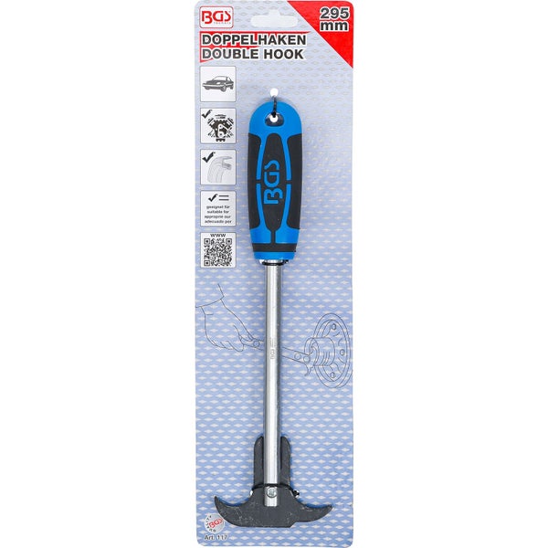 BGS Technic Doppel-Haken Werkzeug, 295 mm