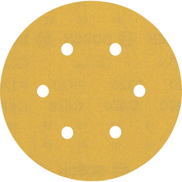 Bosch 50x Expert C470 Schleifpapier mit 6 Löchern für Exzenterschleifer 150 mm G 320 - 2608900924