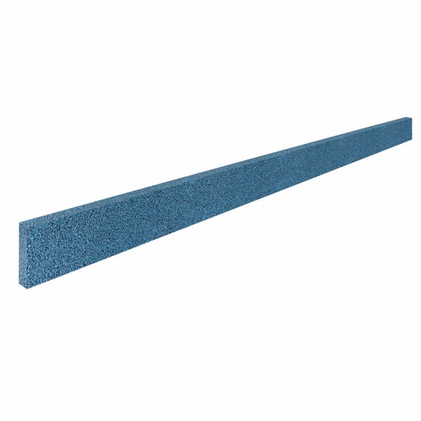Blauer Randdämmstreifen aus Schaumstoff für Estrich und Bodenbeläge.