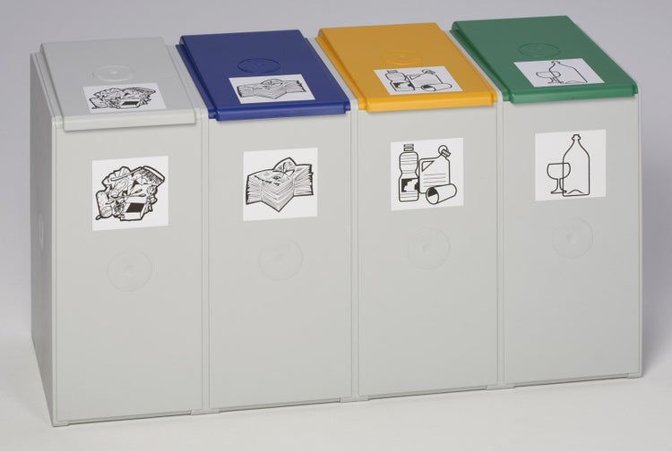 PROREGAL Deckel Für Abfallbehälter Und Wertstoffsammelsystem 40 Liter Kunststoff Gelb