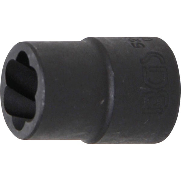 BGS Spiral-Profil-Steckschlüssel-Einsatz / Schraubenausdreher Antrieb Innenvierkant 12,5 mm (1/2) SW 14 mm - 5266-14