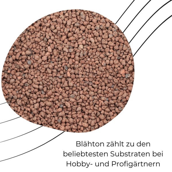 Blähton für Pflanzen 20 L 8-16 mm Perlite Blähton Drainage Tongranulat für Pflanzen Draußen Pflanz Granulat Ton Kugeln Kultursubstrat Hydrokultur