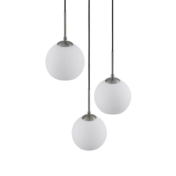 Lindby Pendelleuchte Jurian (Modern) in Weiß aus Metall (3 flammig, E27) - Deckenlampe Esstischlampe Hängelampe Hängeleuchte Wohnzimmerleuchte
