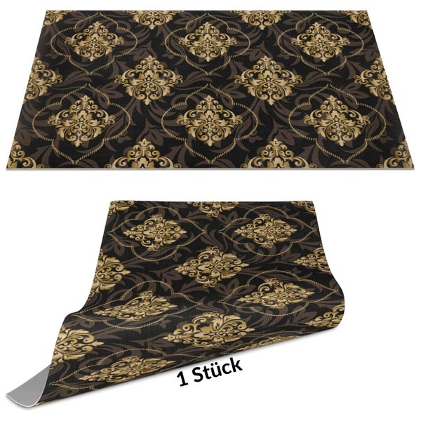 Selbstklebefolie mit barockem Ornamentmuster, ein Stück