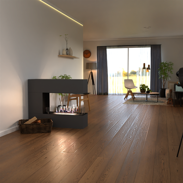 GLOW FIRE Ethanol Kamin 'Oakland mini' | Ethanolofen in Grau mit 3 Std. Brenndauer und 3 KW Heizleistung | BxHxT: 110x90x30 cm