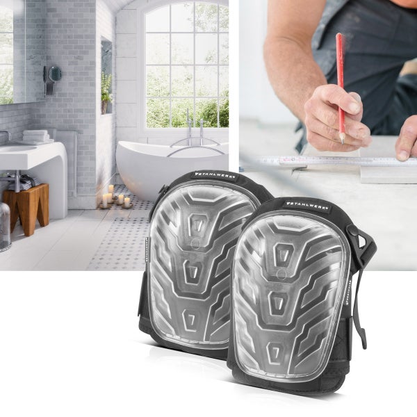 STAHLWERK Knieschoner mit Open-Side-Verschluss