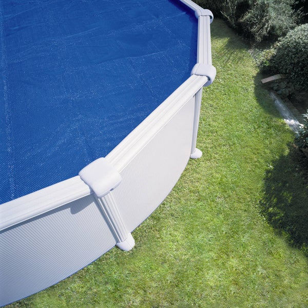 Solarplane, Solarfolie, Luftpolsterabdeckung für Pool rund, 440cm /<br />450cm, 180 µm