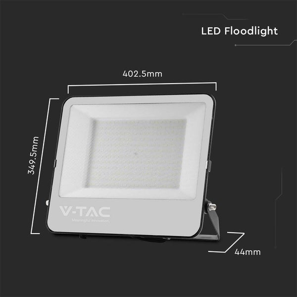 V-TAC VT-44205 - Schwarze LED-Flutlichtstrahler - 185lm/w - IP65 - 200W - 37000 Lumen - 4000K