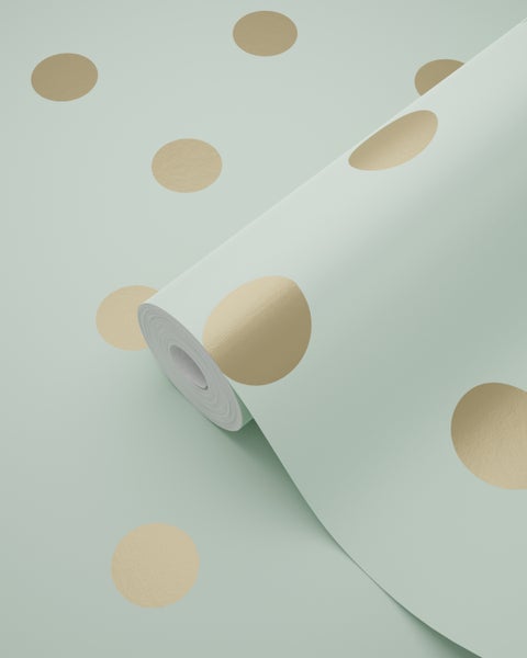 Tapetenrolle mit Punktmuster