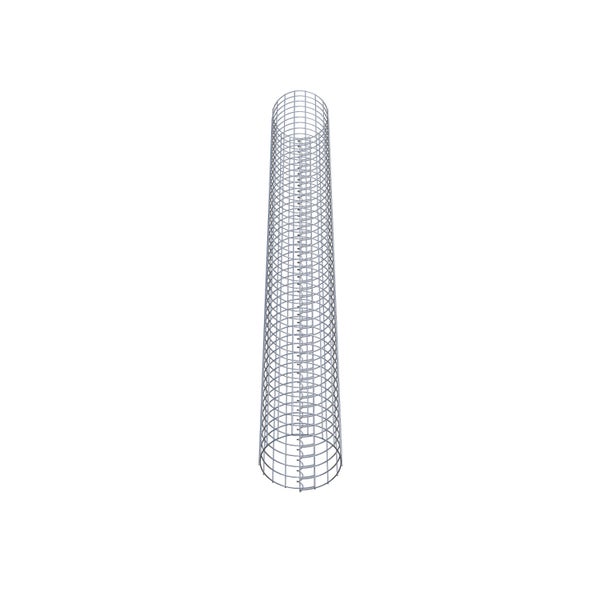 Gabionensäule Durchmesser 27 cm MW 5 x 5 cm rund - Höhe: 230 cm
