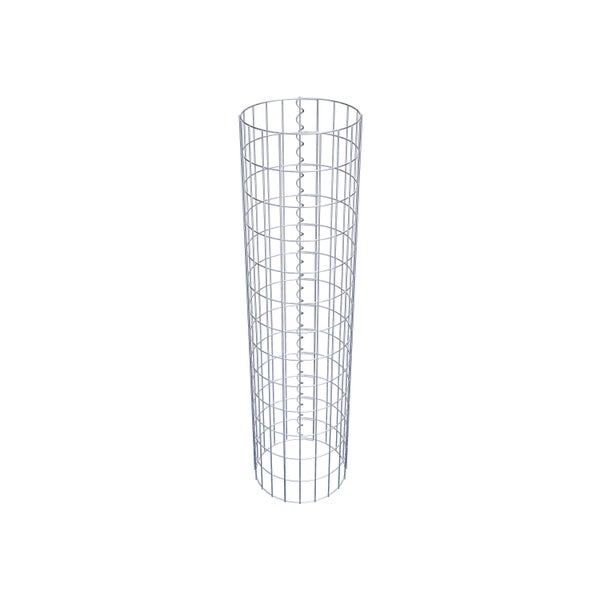 Gabionensäule Durchmesser 32 cm, MW 5 x 10 cm rund - Höhe: 1,30 m