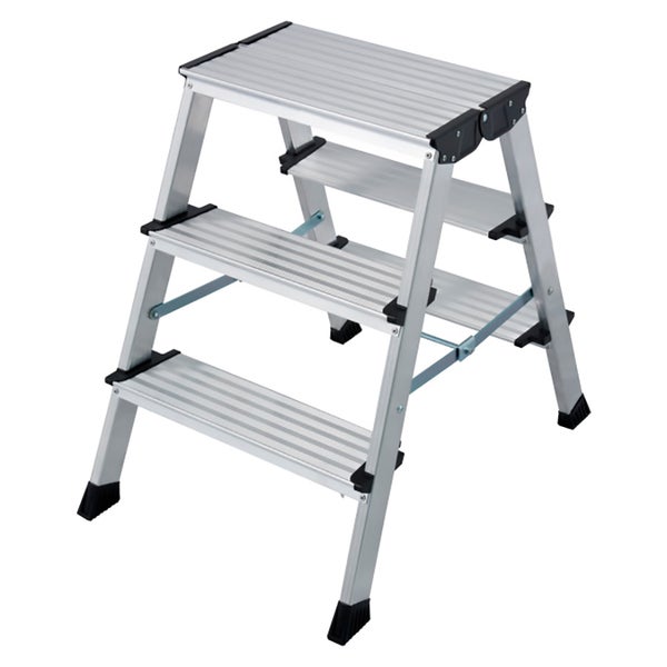 Aluminium Trittleiter mit drei Stufen für den Heimgebrauch